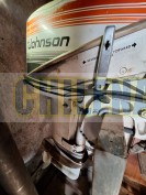 Bote pesca y motor remos y anclas 